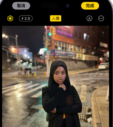 盘锦苹果15服务店分享如何在iPhone15系列机型拍摄照片中添加人像效果 